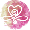 Gezeichnetes Yogahäuschen-Herz
