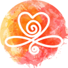 Gezeichnetes Yogahäuschen-Herz